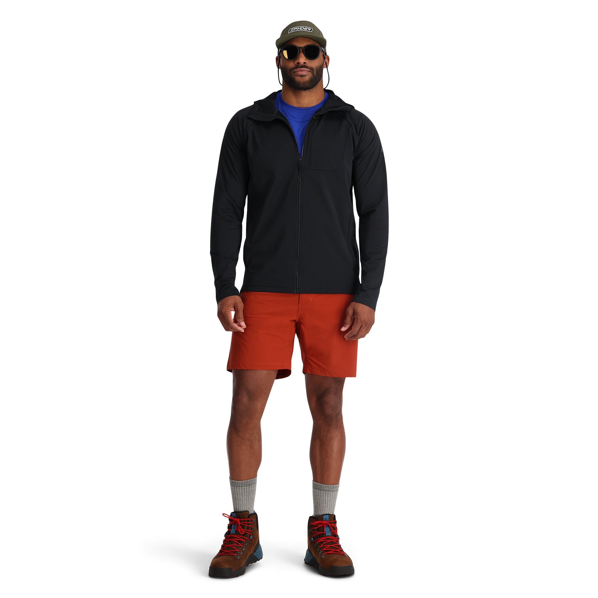 Mens GridWeb™ Hoodie - Black