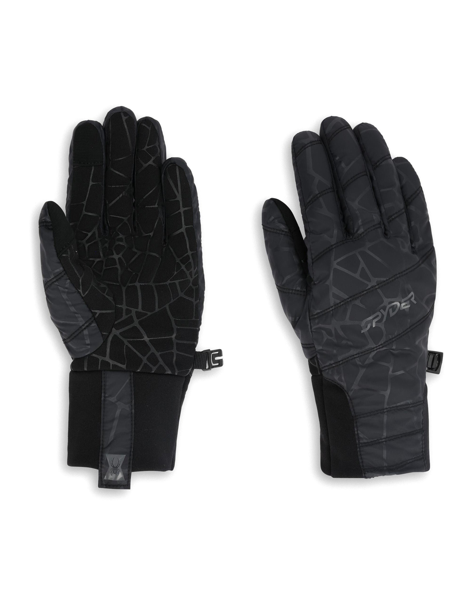 Mens Glissade Hybrid Gloves - Black