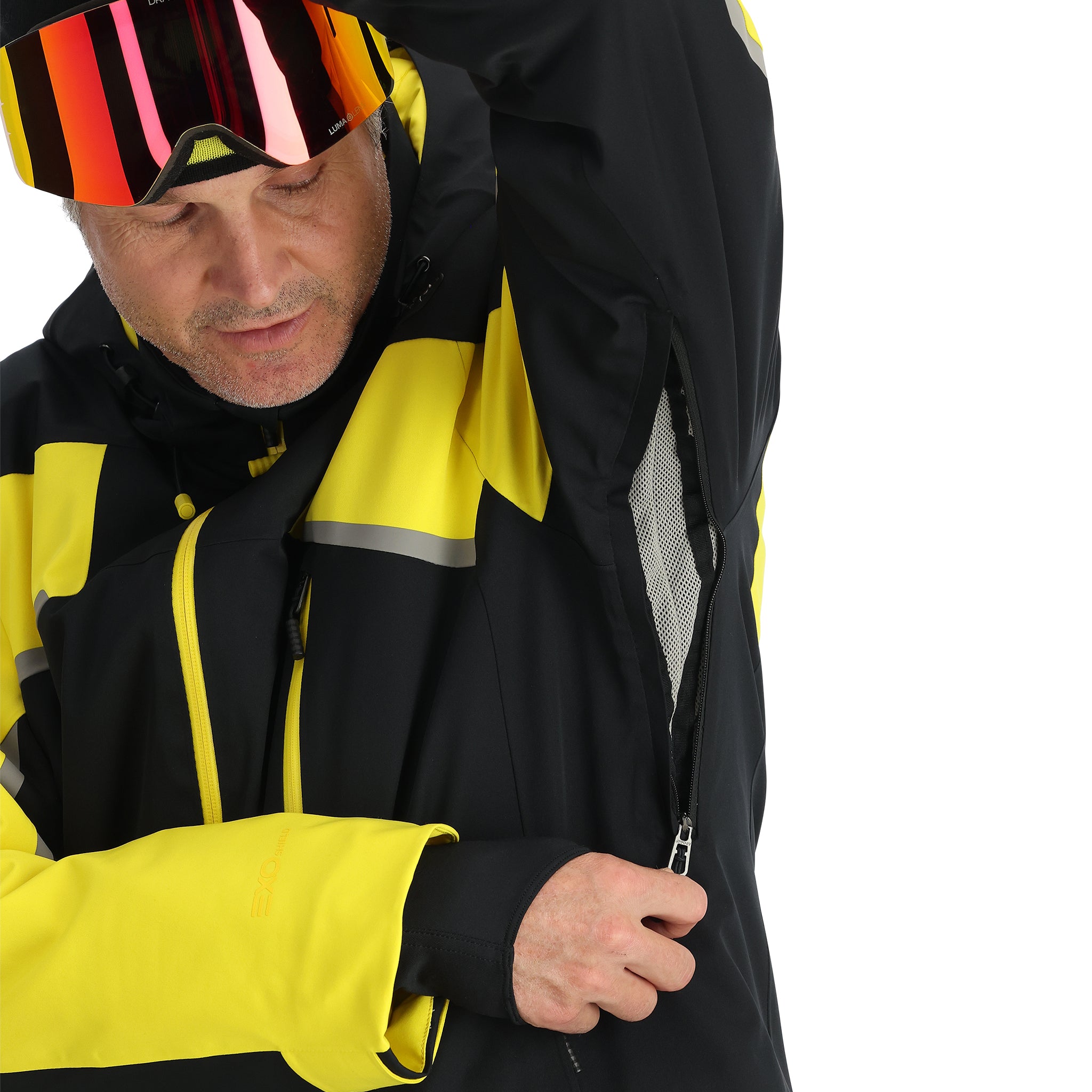 Mens Leader Jacket - Acid Yellow