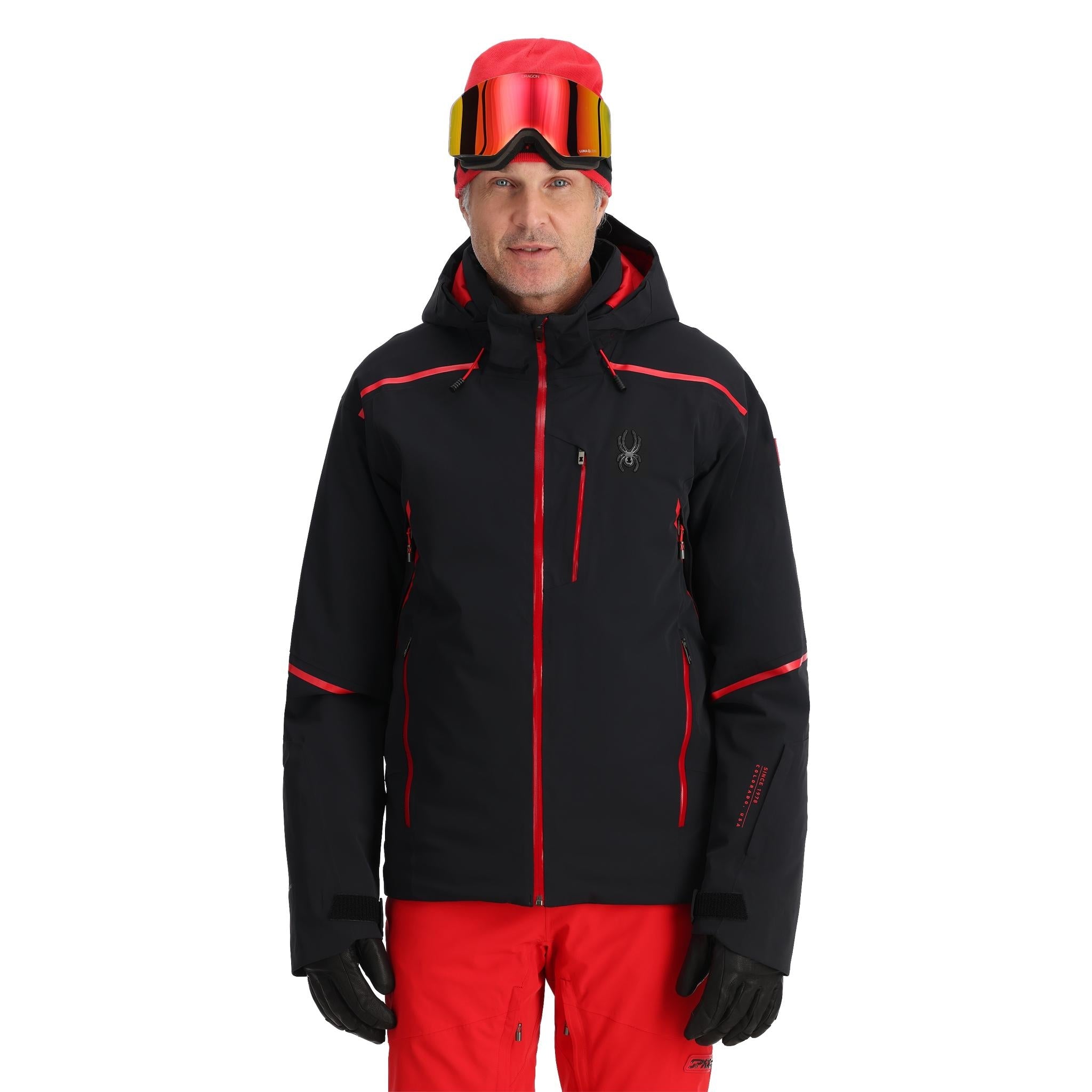 Mens Vanqysh Insulated Jacket - Black – Spyder Australia