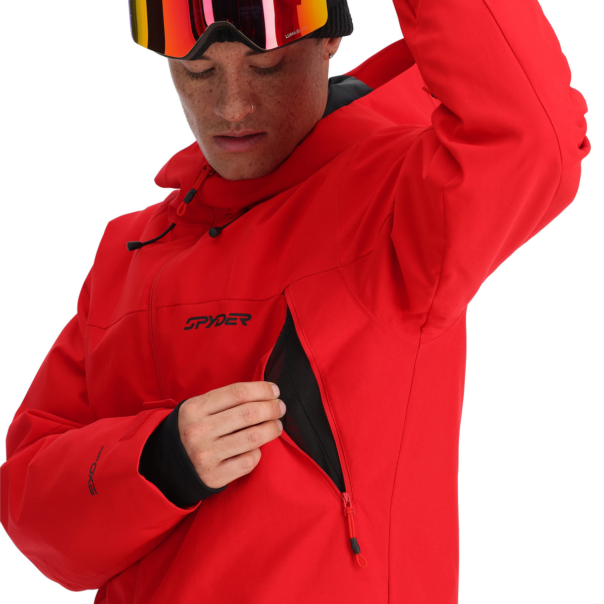 Mens Field Insulated Jacket - Spyder Red