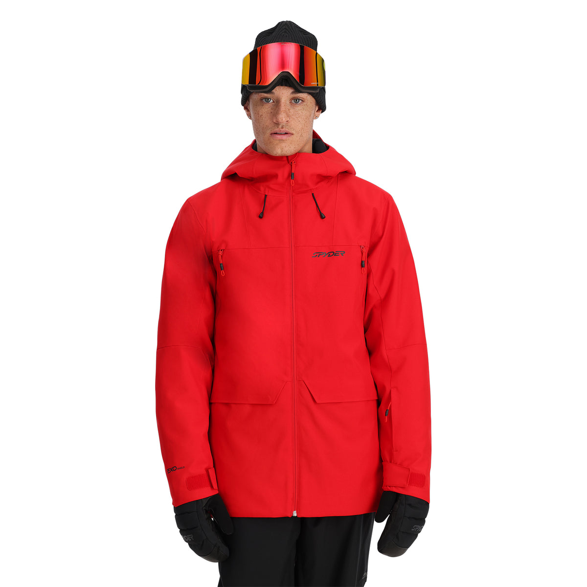 Mens Field Insulated Jacket - Spyder Red