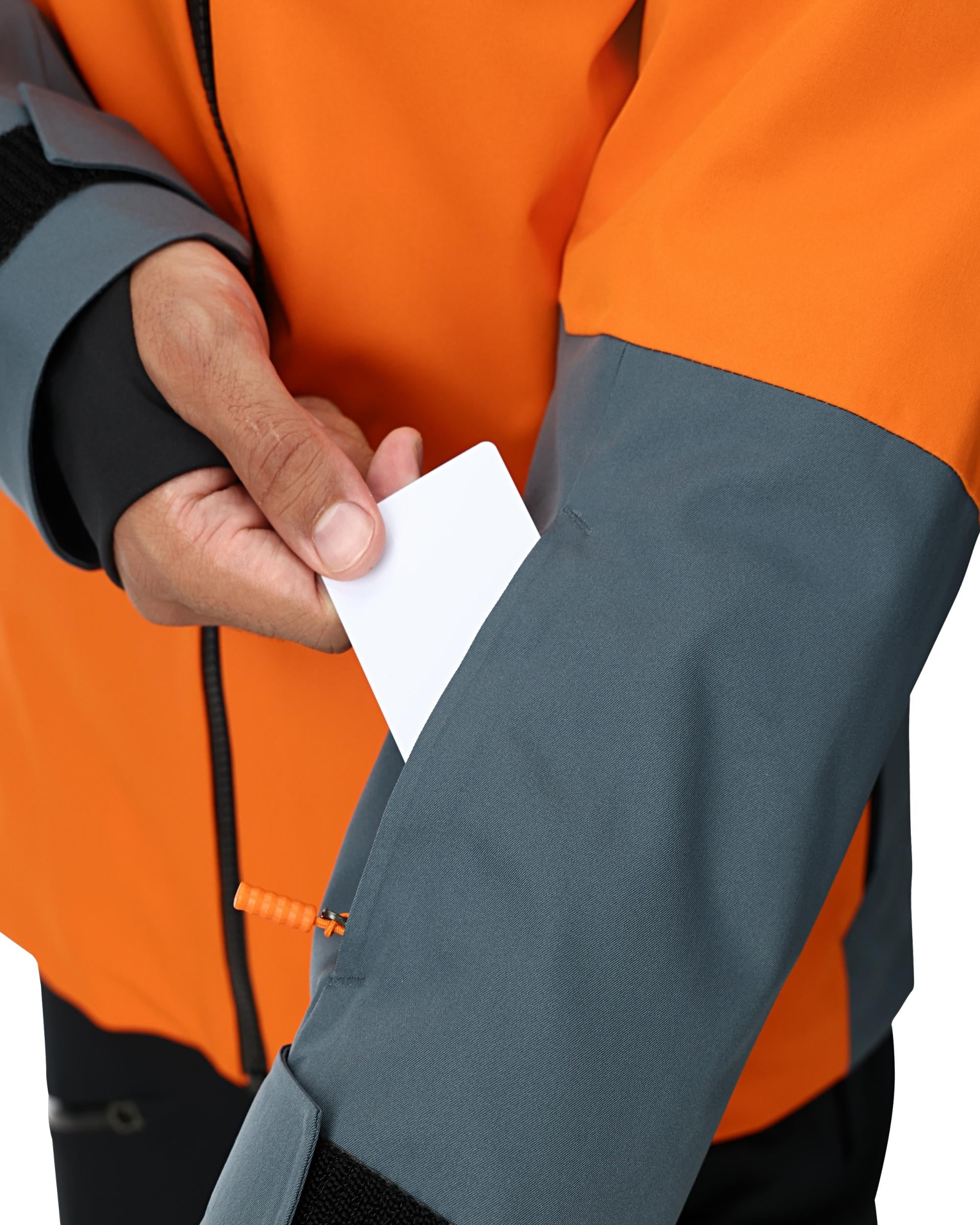 Mens Taos Shell Jacket - Flash Orange