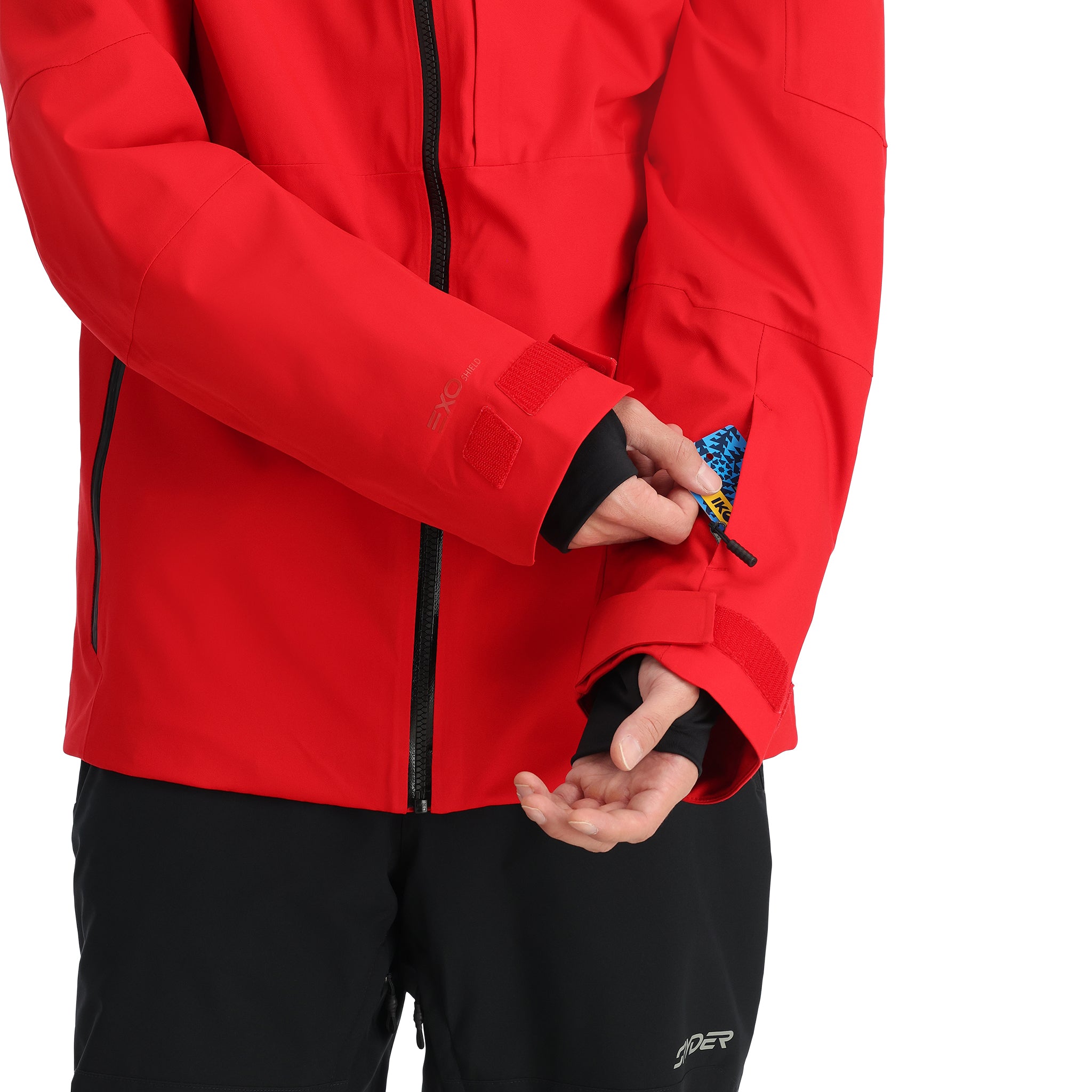 Mens Taos Jacket - Spyder Red