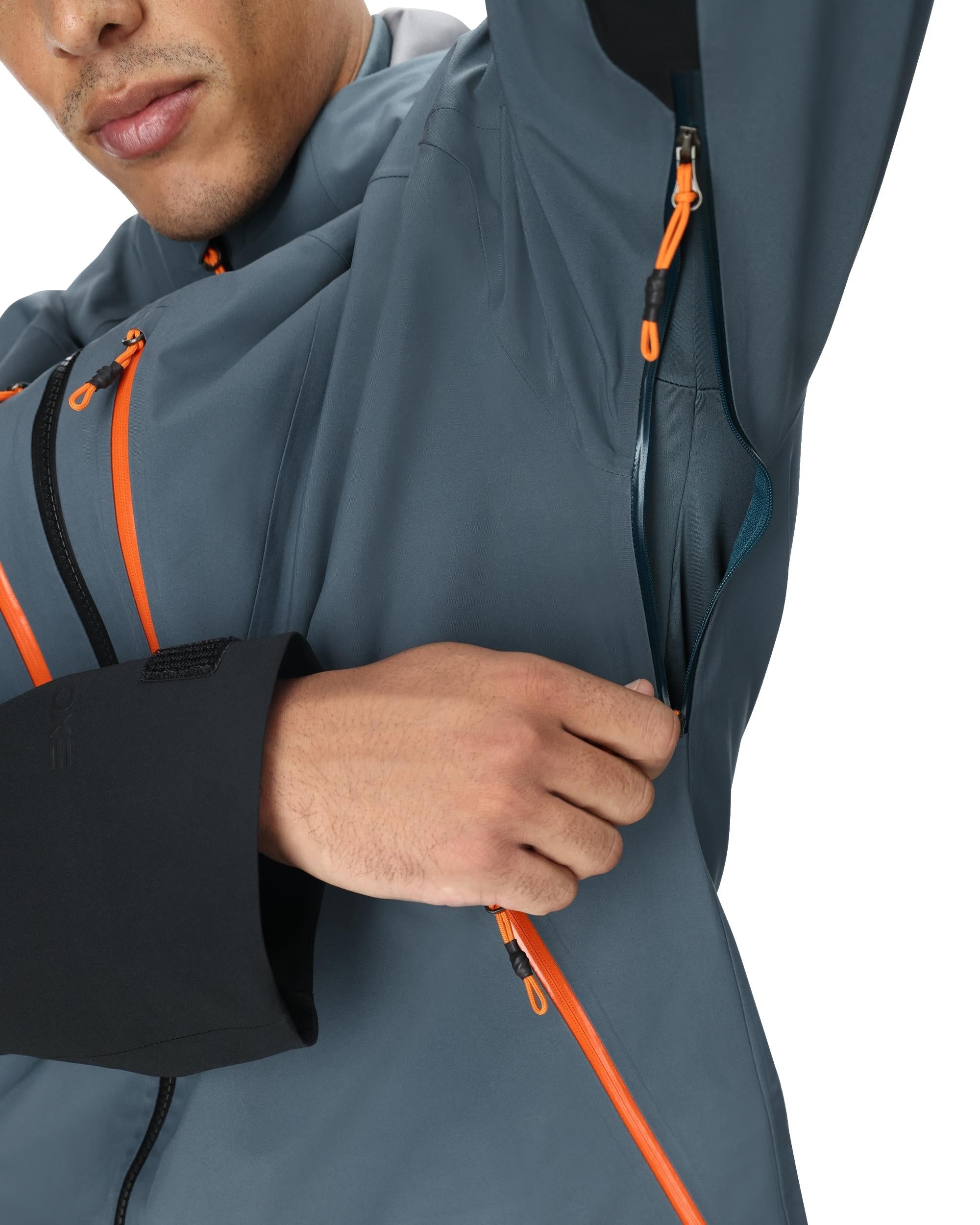 Mens Sanction Shell Jacket - Slate Blue