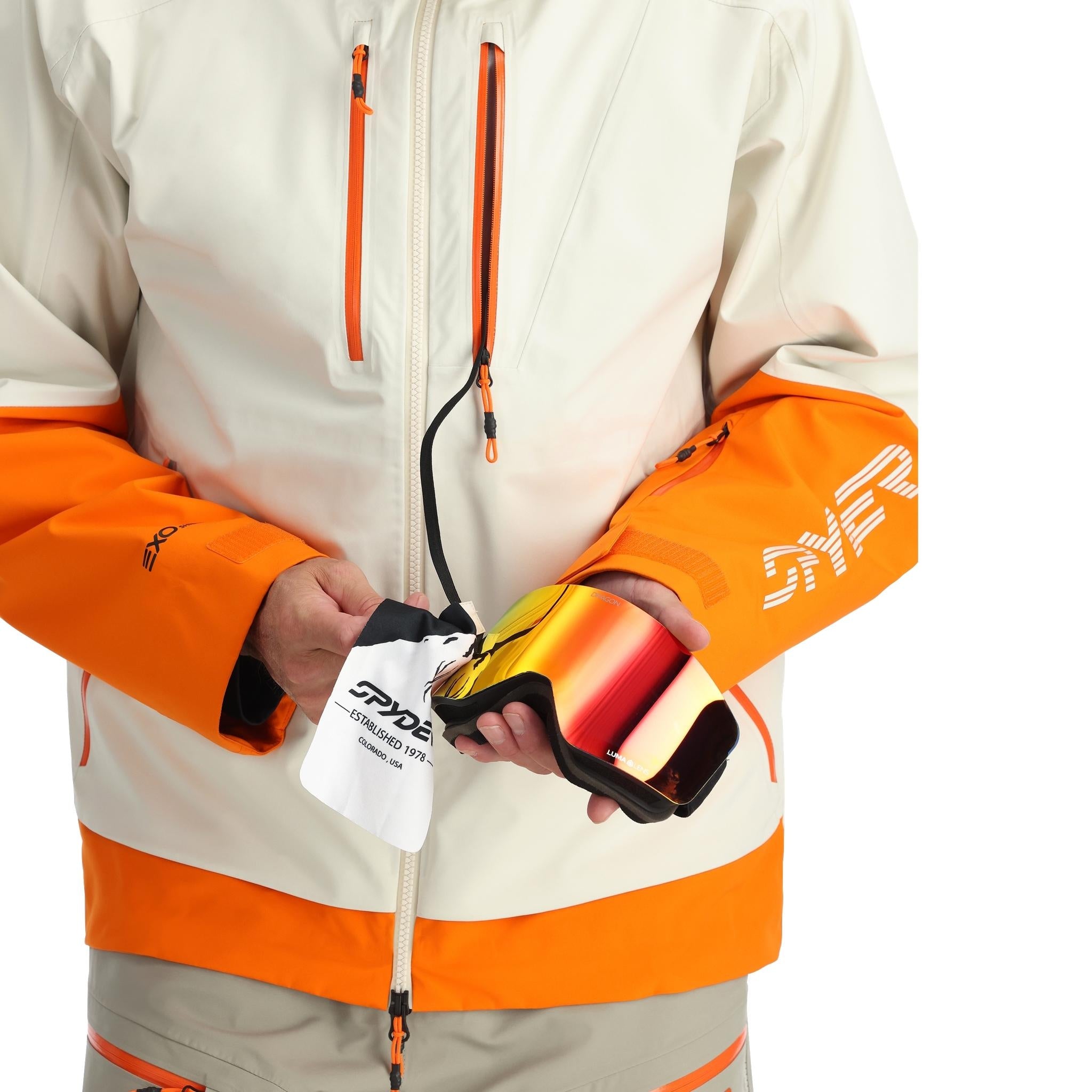 Mens Sanction Shell Jacket - Vanilla Latte