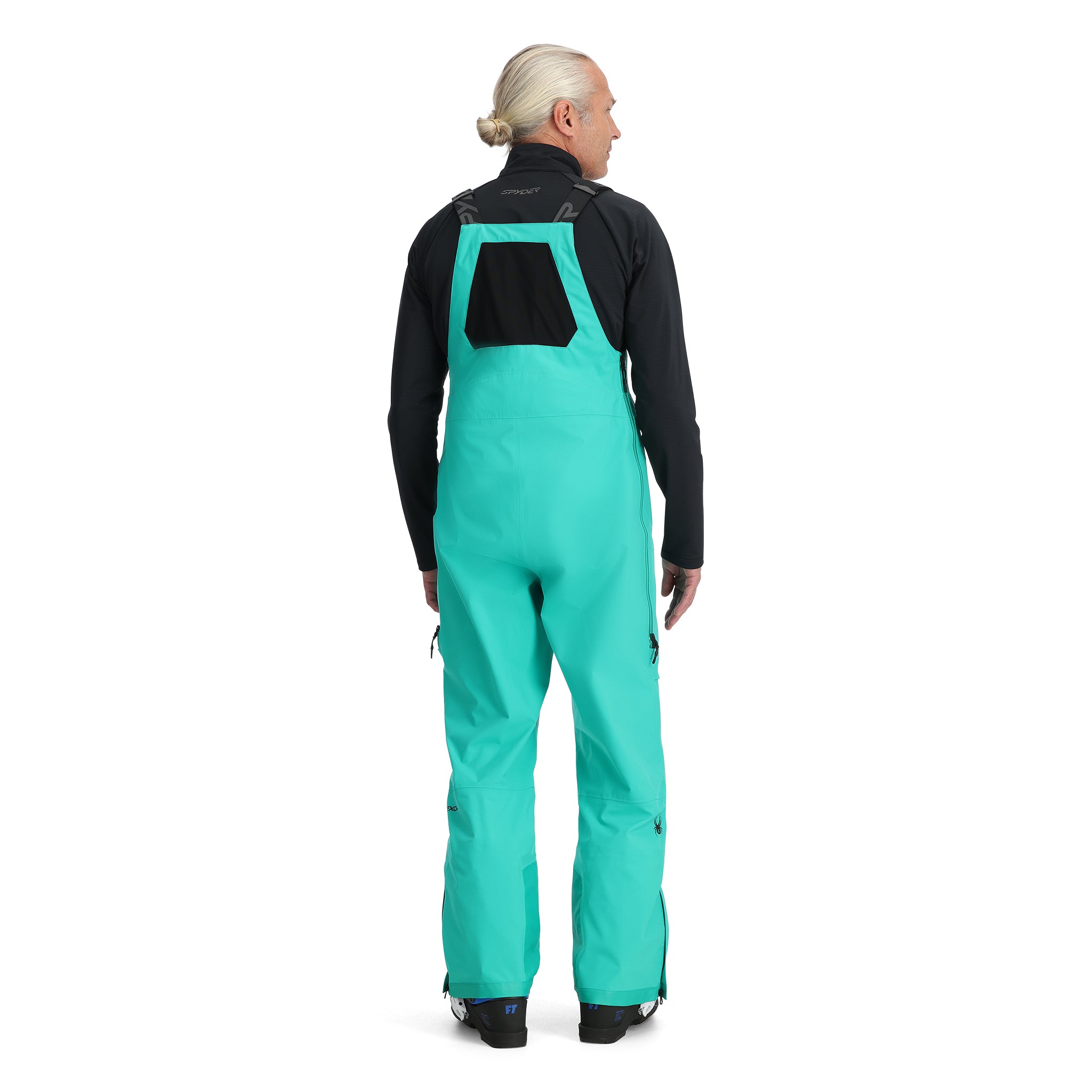 Mens Sanction Shell Bib - Teal Green