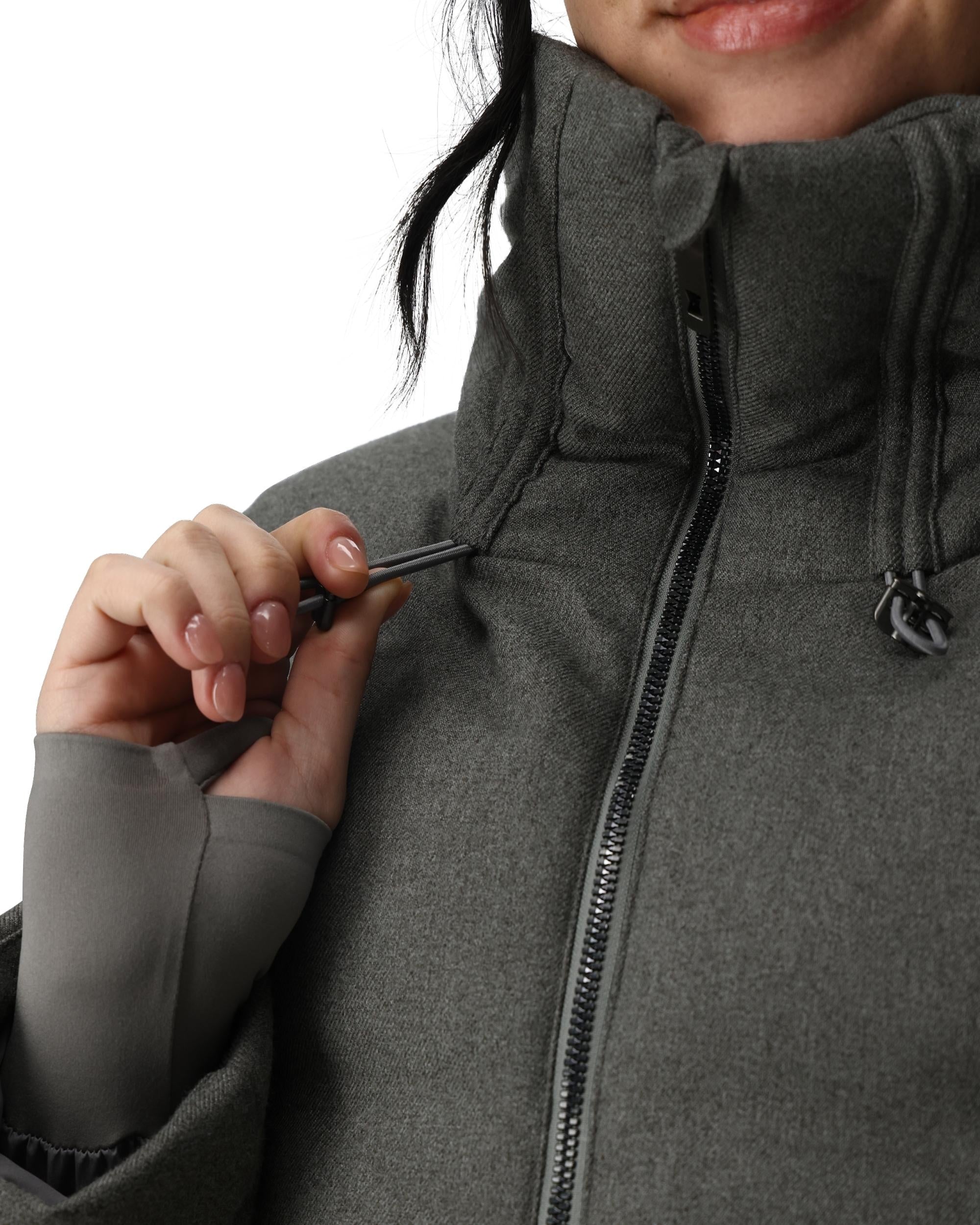 Womens Falline Down Jacket - Storm Melange