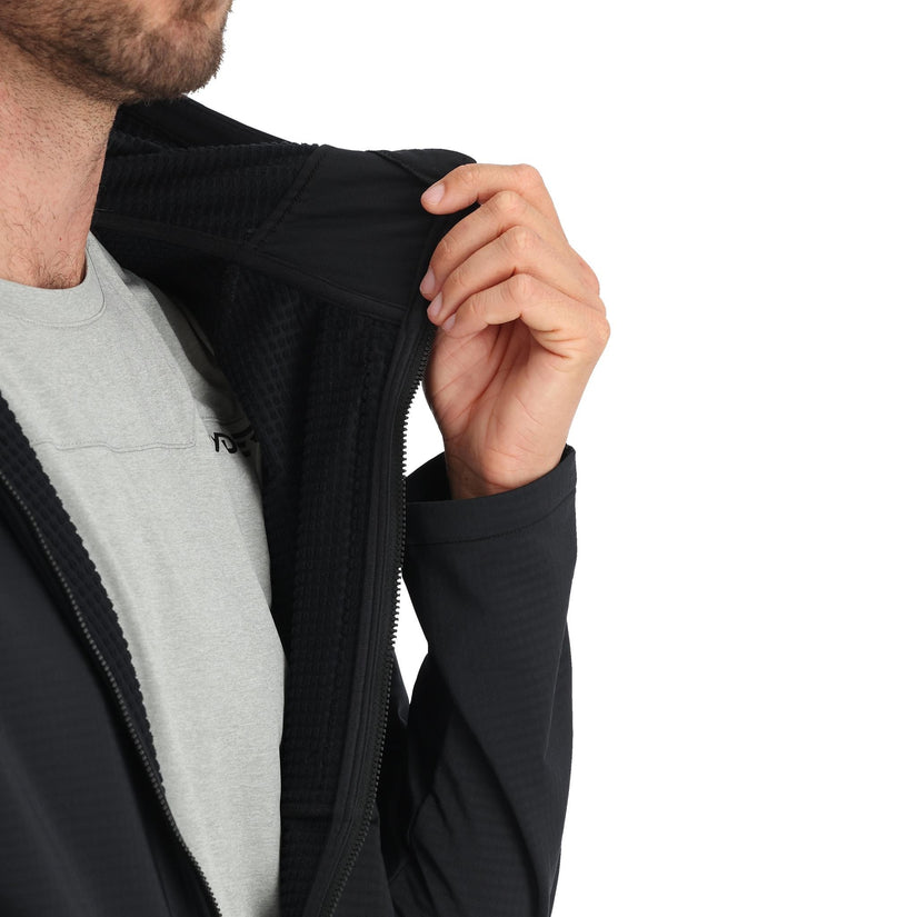Mens GridWeb™ Hoodie - Black