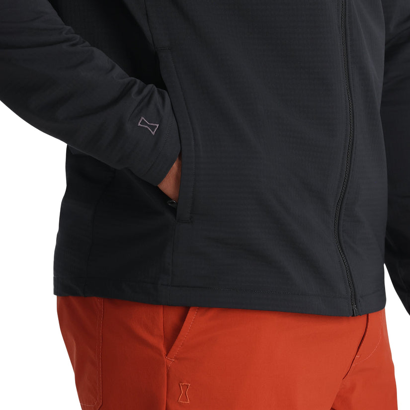 Mens GridWeb™ Hoodie - Black