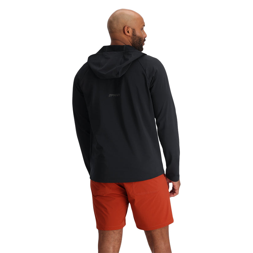 Mens GridWeb™ Hoodie - Black