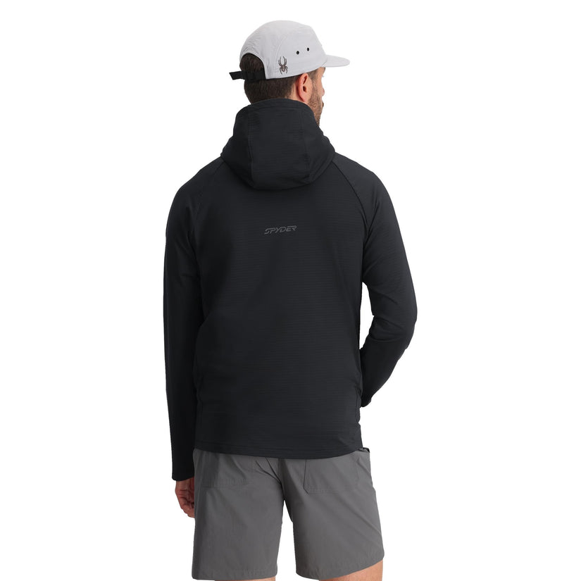 Mens GridWeb™ Hoodie - Black