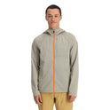Mens Gridweb Tech Hoodie - Concrete