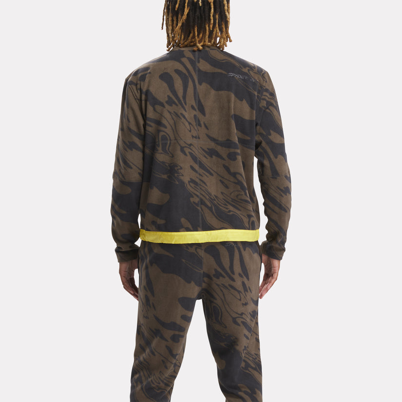 Unisex Spyder X Reebok Lounge Crew - Brown (2023)