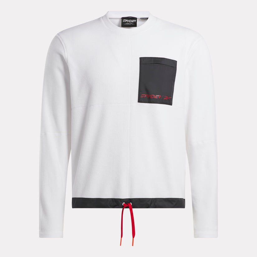 Unisex Spyder X Reebok Mens Lounge Crew - White (2023)