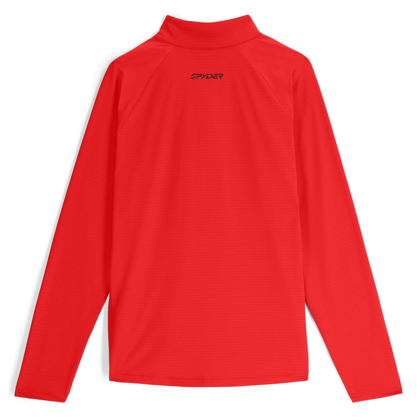 Mens GridWeb™ Tech Half Zip - Spyder Red