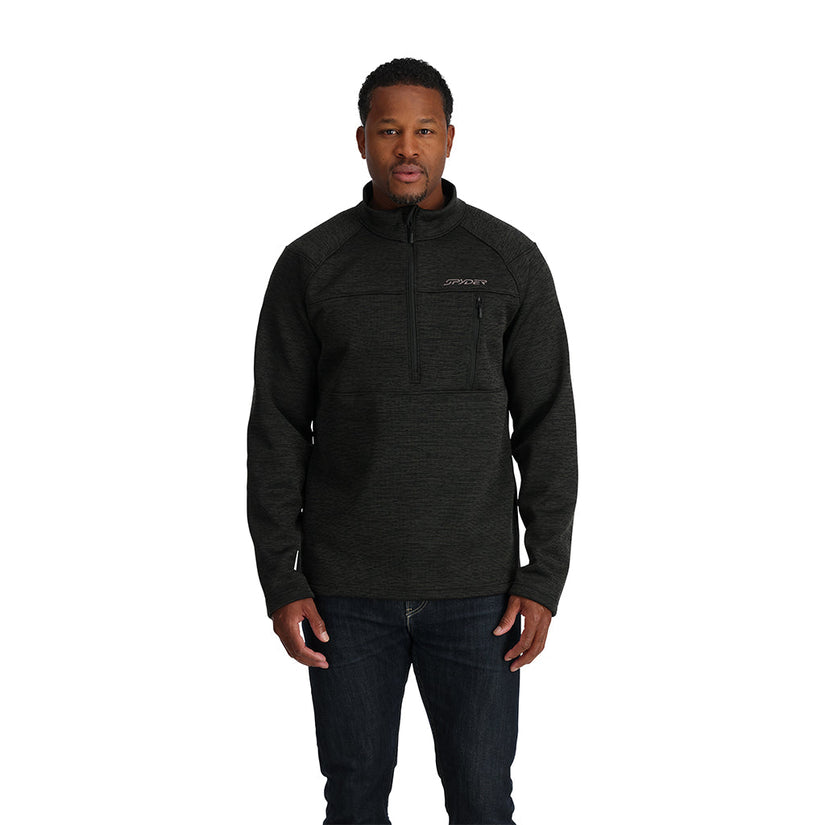 Mens Encore Half Zip - Black (2023)