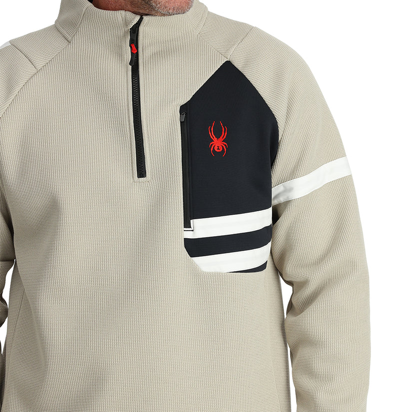 Mens Wengen Bandit Half Zip - Sandstorm (2023)