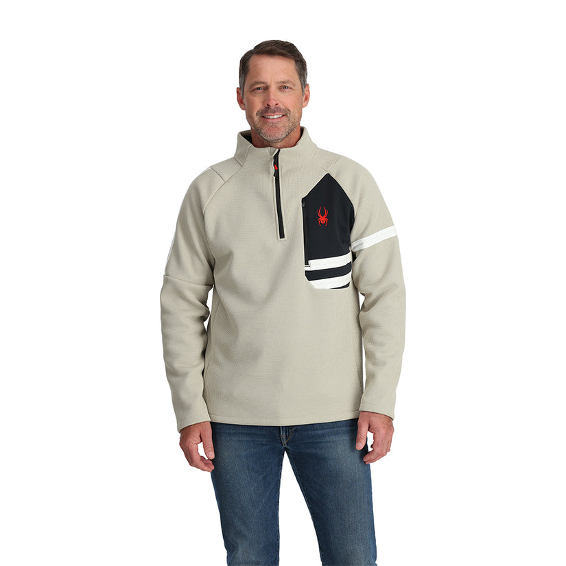 Mens Wengen Bandit Half Zip - Sandstorm (2023)