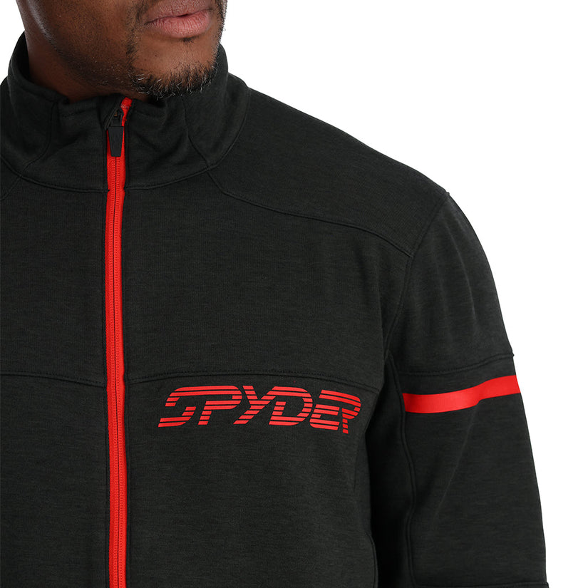Mens Speed Fleece Full Zip - Black (2023)