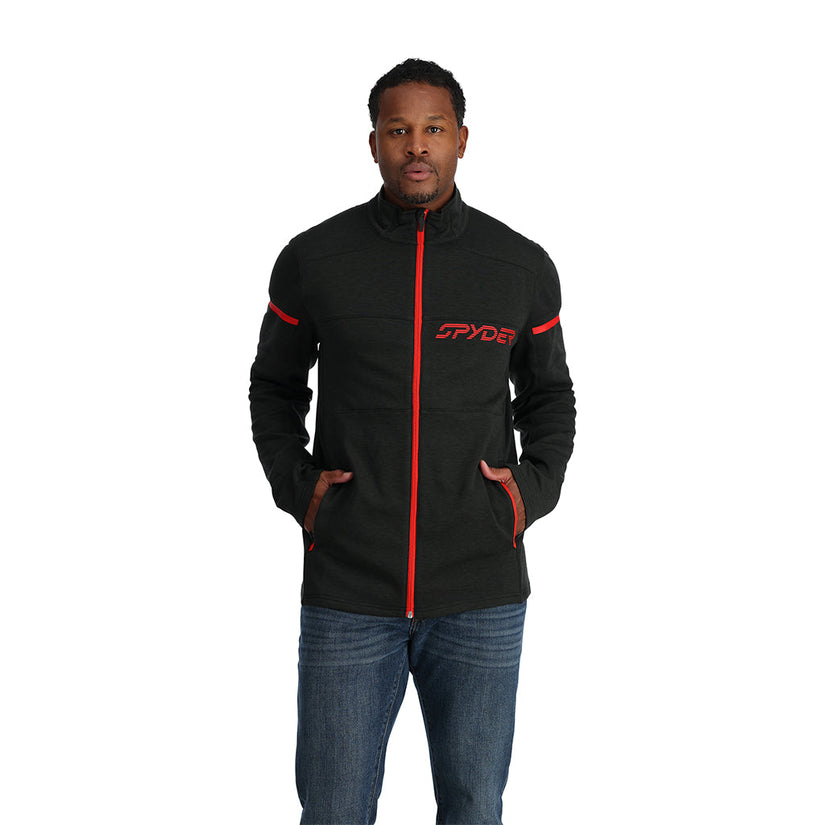 Mens Speed Fleece Full Zip - Black (2023)