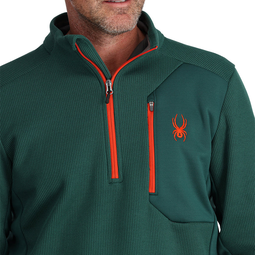 Mens Bandit Half Zip - Cypress Green (2023)