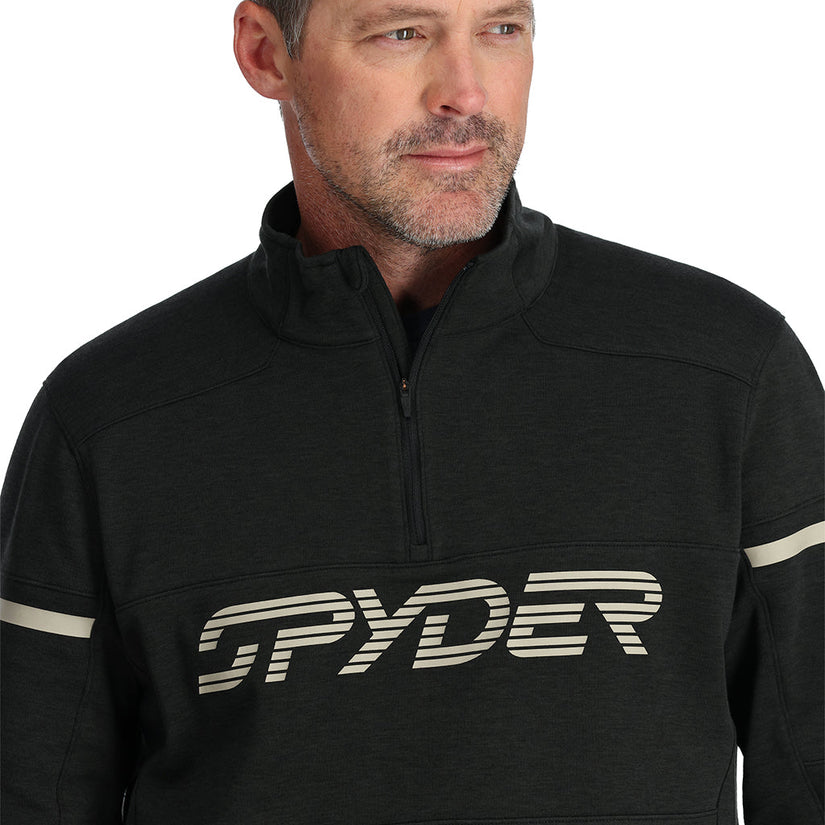 Mens Speed Fleece Half Zip - Black (2023)