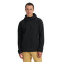 Mens Gridweb Tech Hoodie - Black