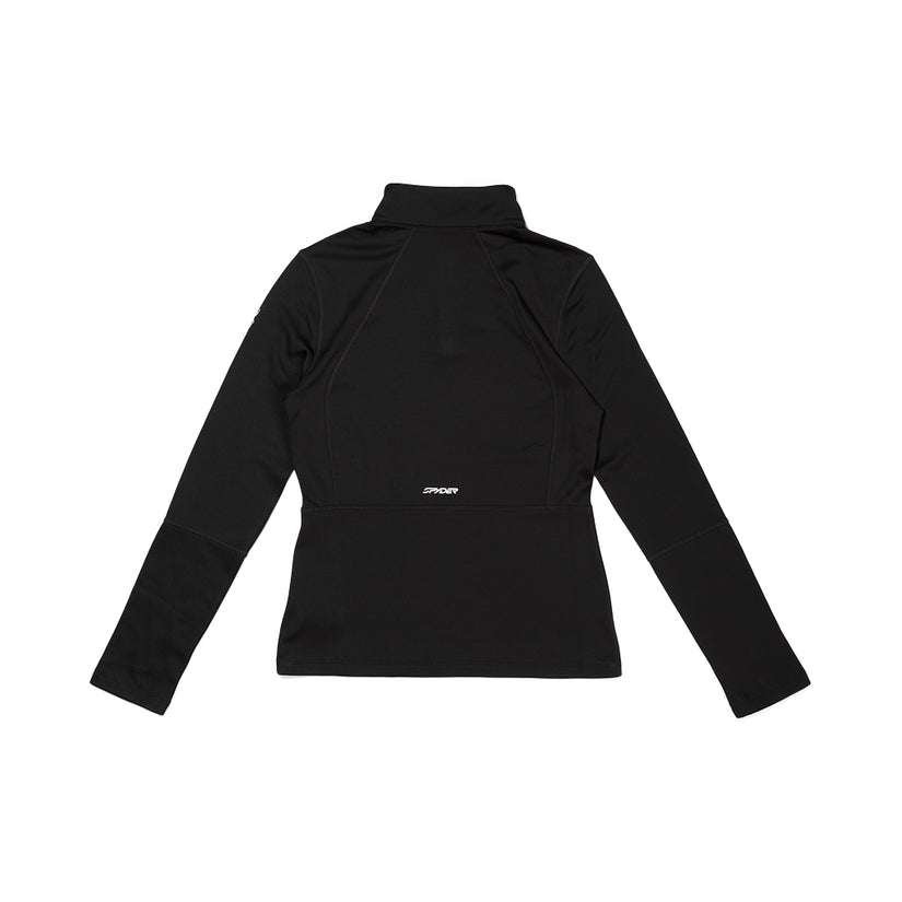 Womens Stretch Charger 1/2 Zip - Black