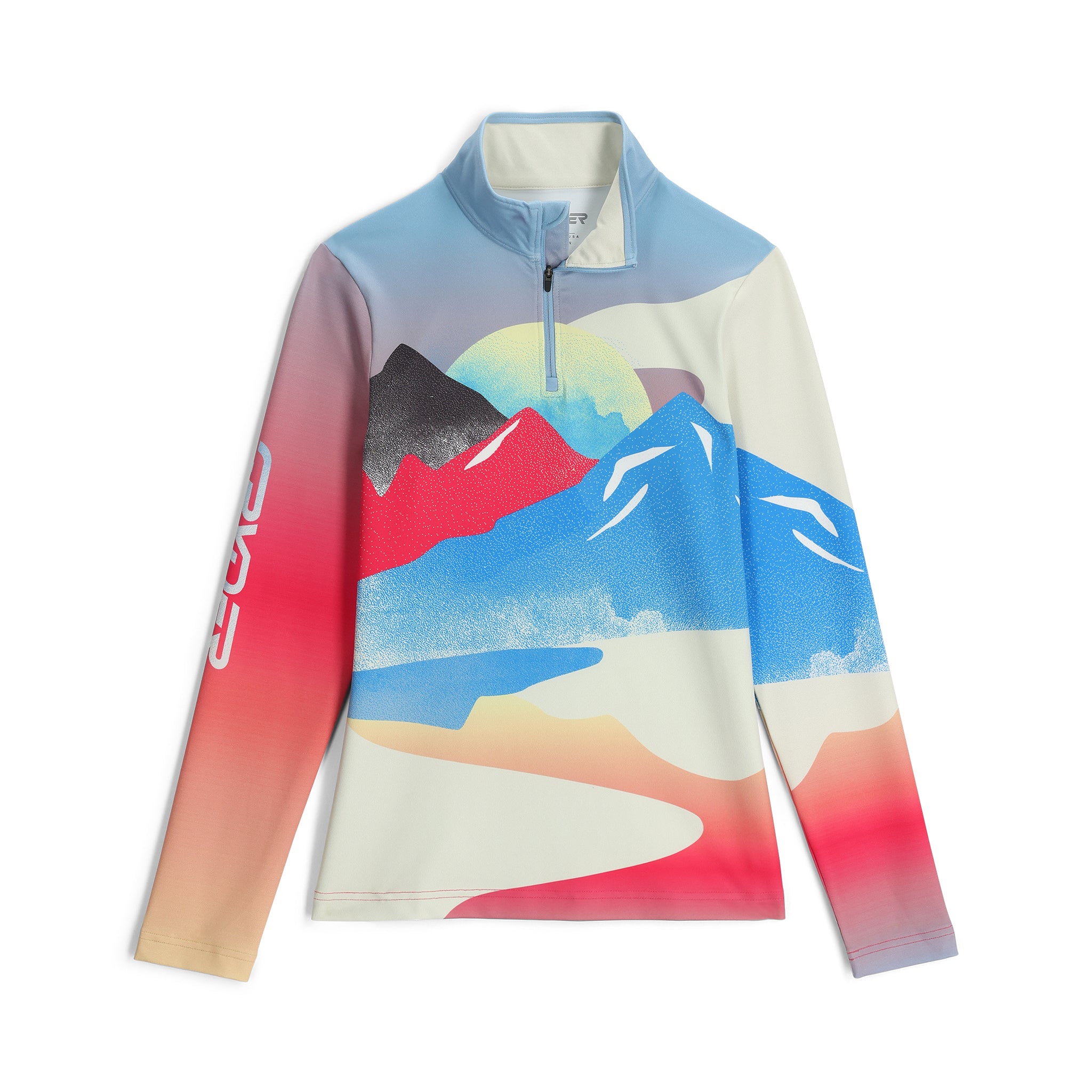 Womens Vivid 1/2 Zip - Multi