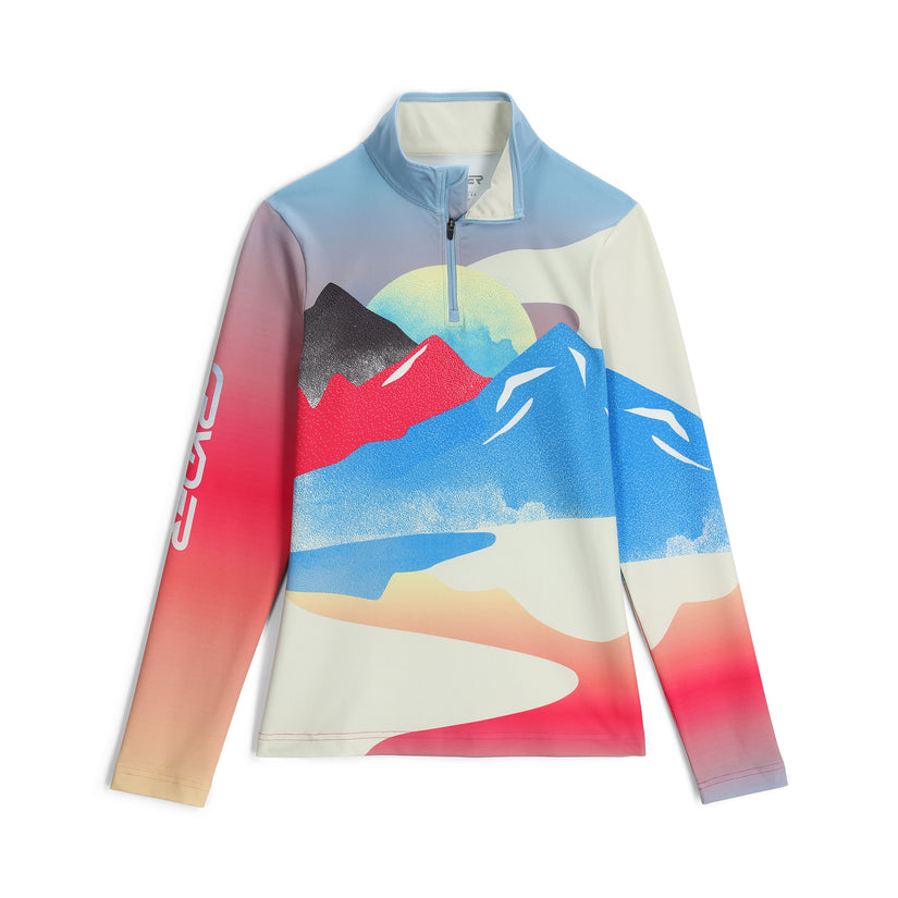 Womens Vivid 1/2 Zip - Multi