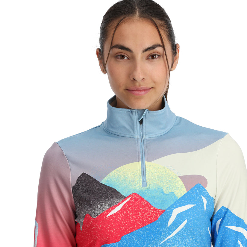 Womens Vivid 1/2 Zip - Multi
