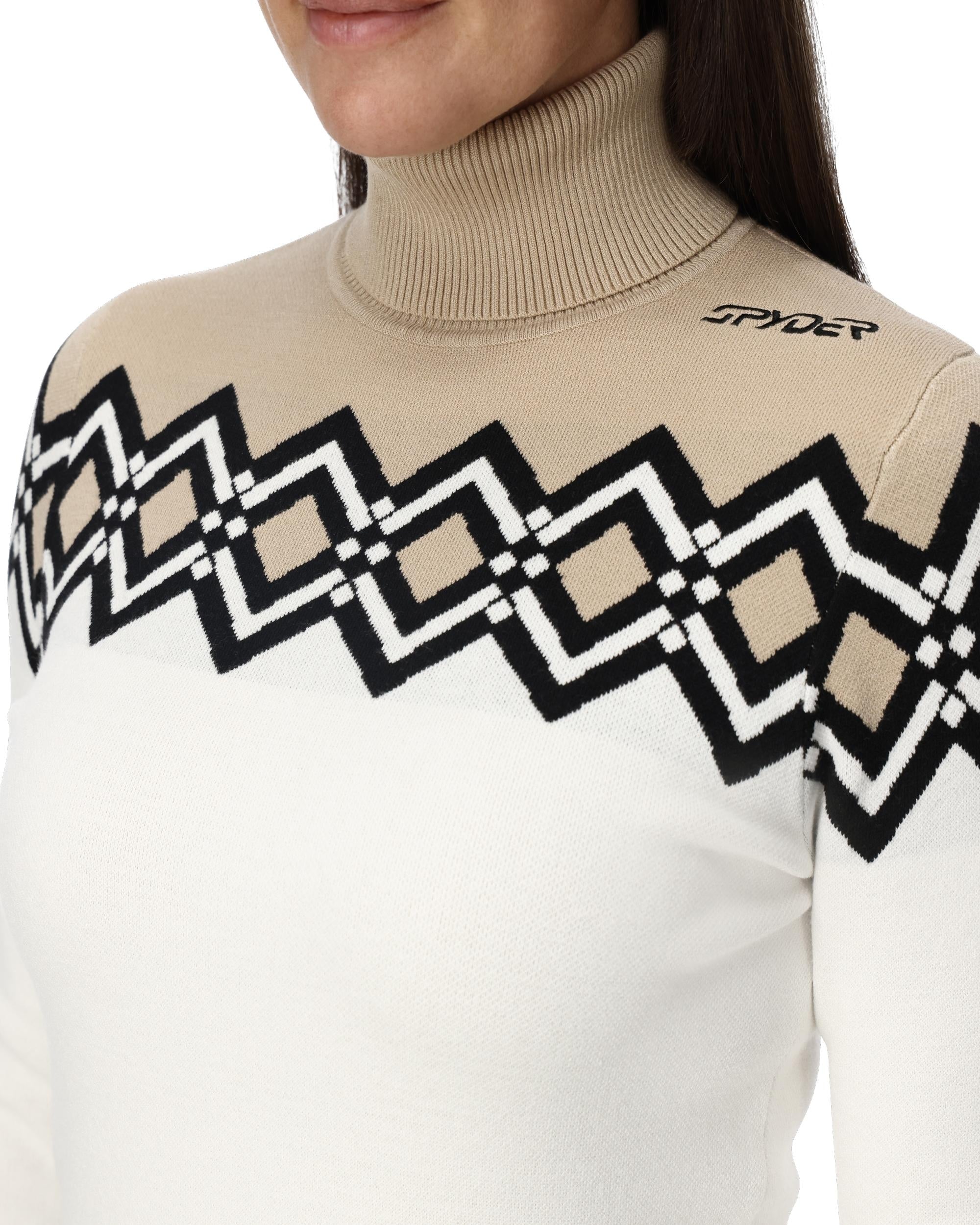 Womens Stellar Ski Sweater - White