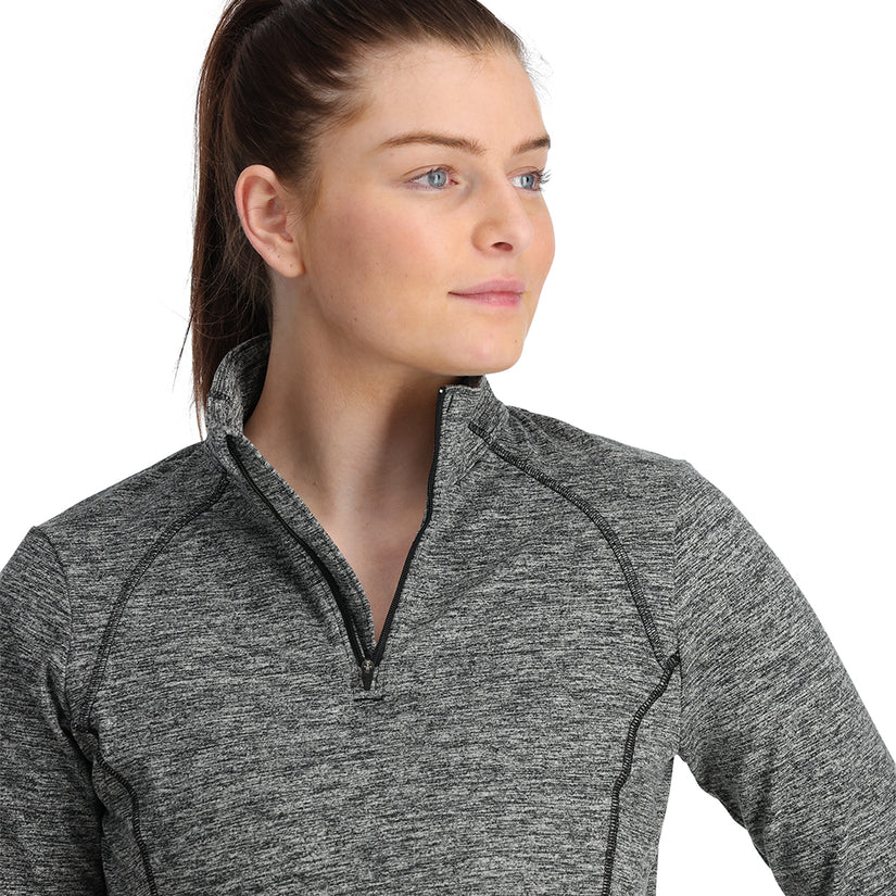Womens Accord Half Zip - Black (2023)