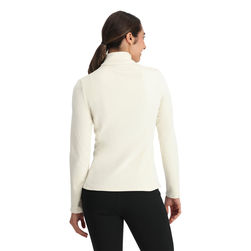 Womens Shimmer Bug Half Zip - Vanilla Latte