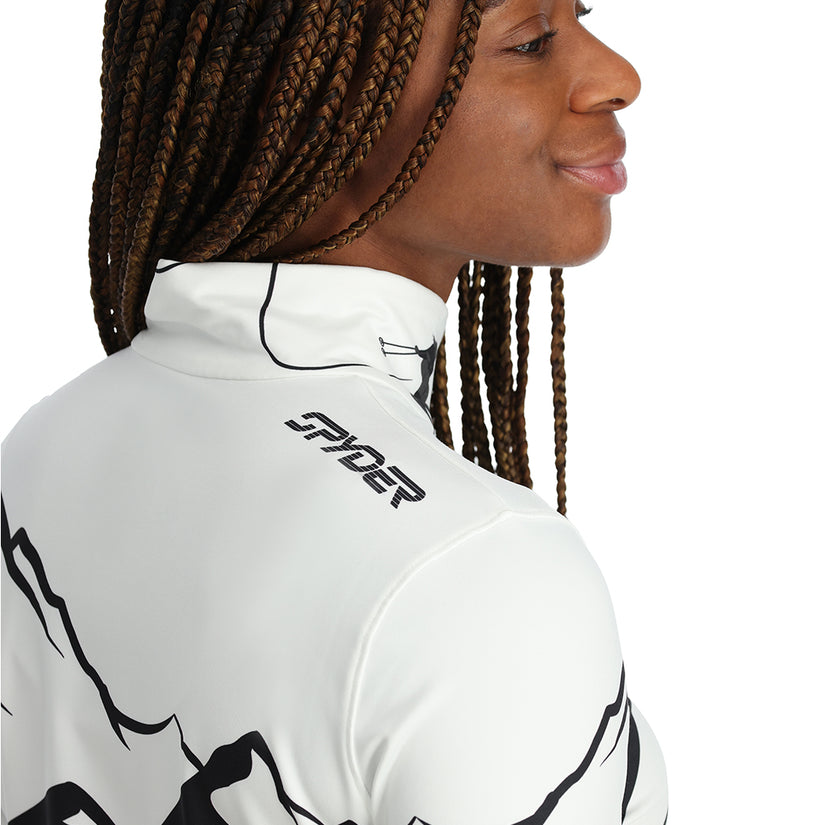 Womens Figure 8 Half Zip - White (2023)