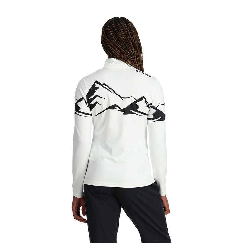 Womens Figure 8 Half Zip - White (2023)