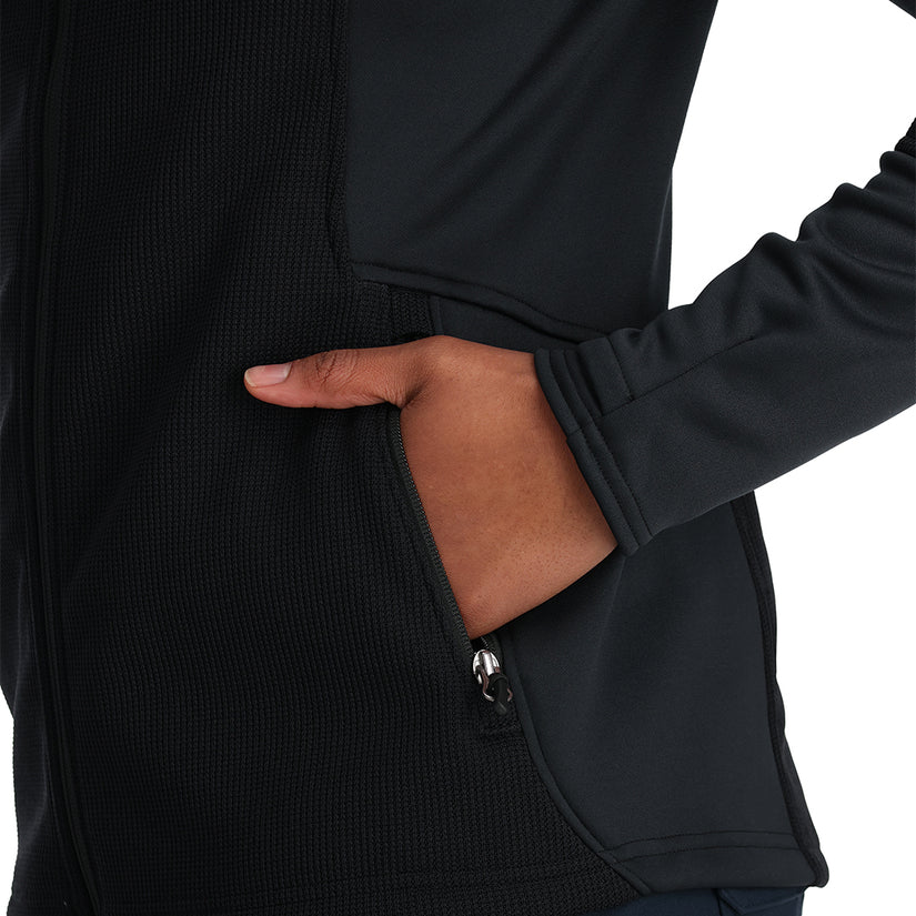 Womens Bandita Full Zip - Black (2023)