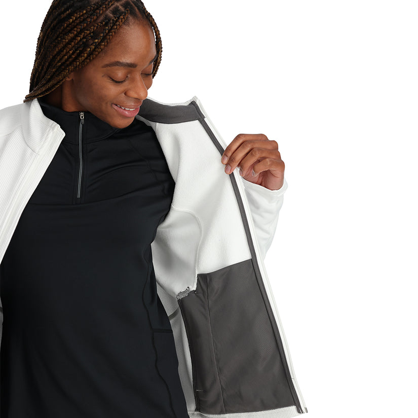 Womens Bandita Full Zip - White (2023)