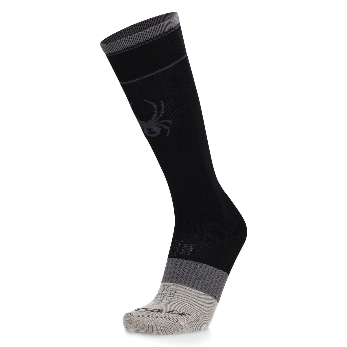 Mens Pro Liner Ski Socks  - Black