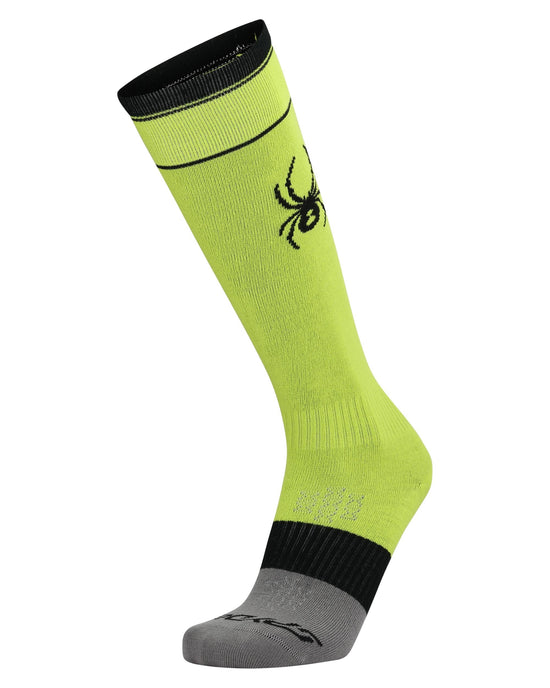 Mens Pro Liner Ski Socks - Lime