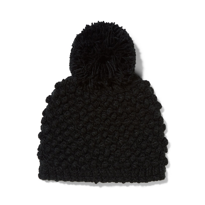 Womens Brrr Berry Pom Beanie - Black (2023)