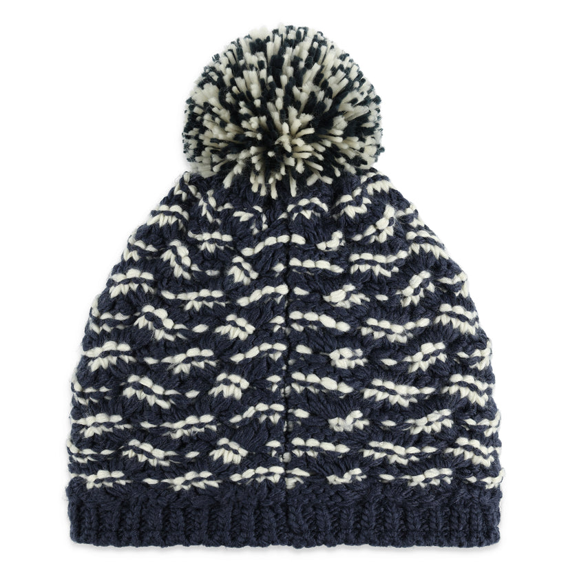 Womens Brrr Berry Pom - True Navy