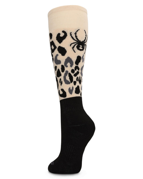 Womens Womens Sweep Ski Socks - Animal Print