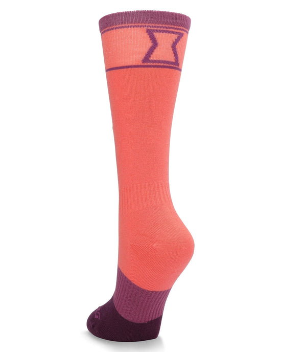 Womens Womens Pro Liner Socks - Coral Haze