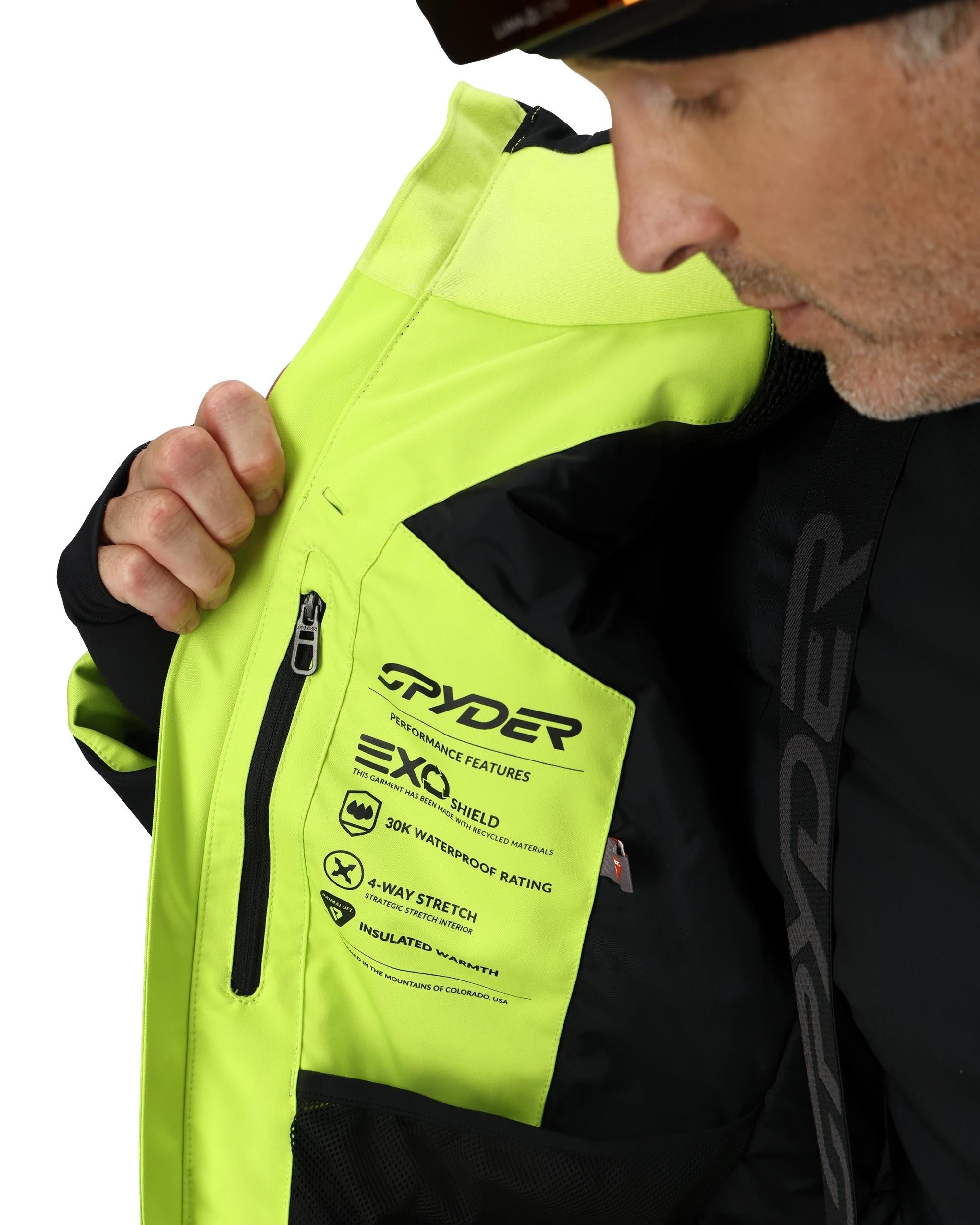 Mens Leader Jacket - Lime