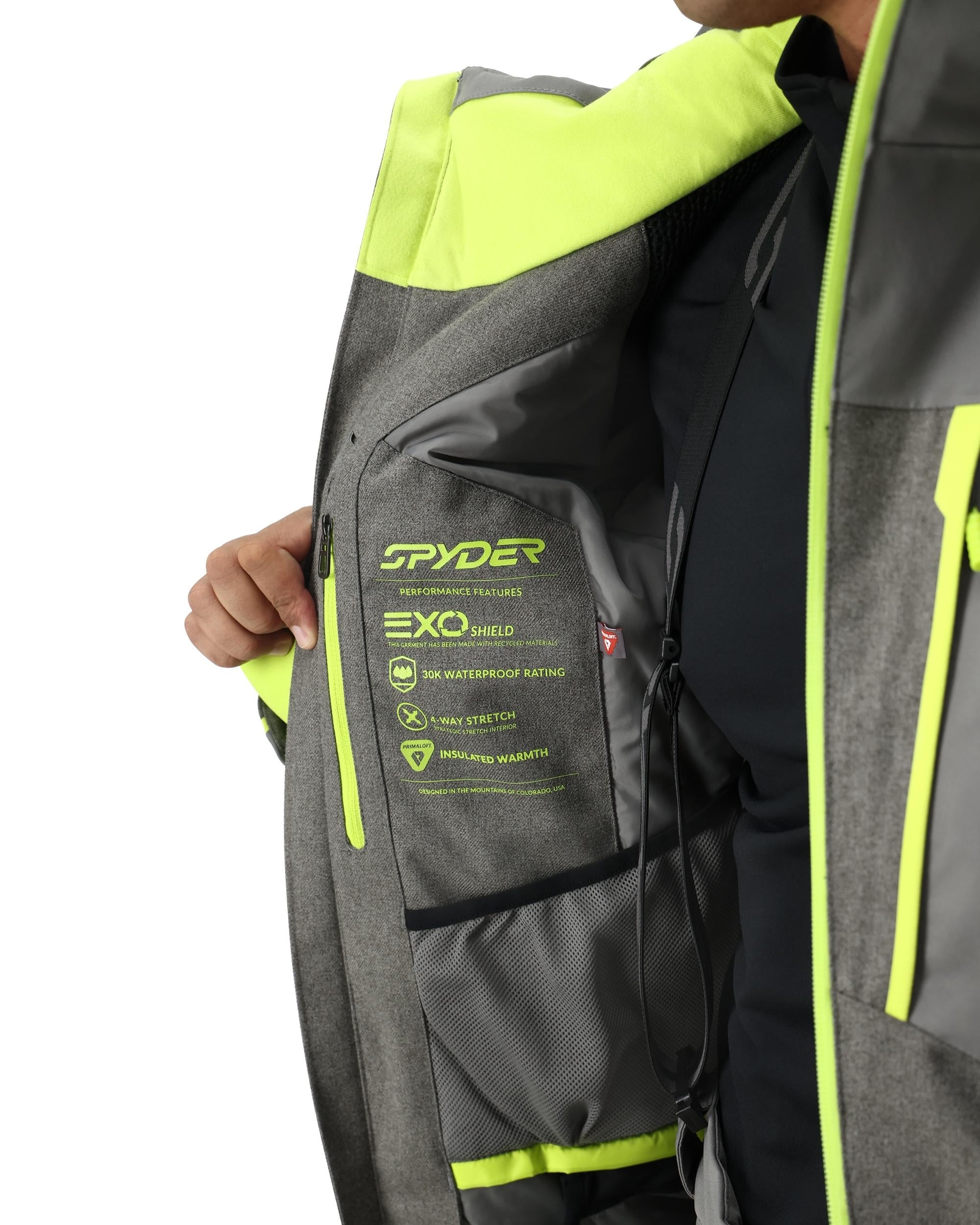 Mens Leader Jacket - Storm Melange