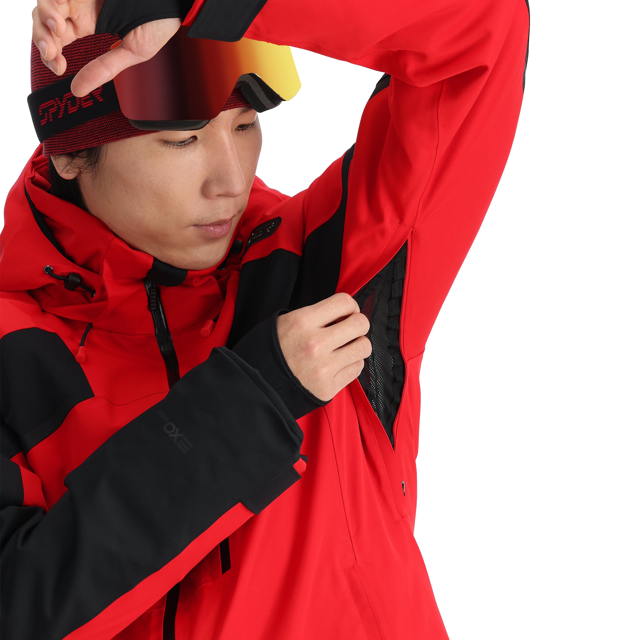 Mens Leader Jacket - Spyder Red – Spyder Australia