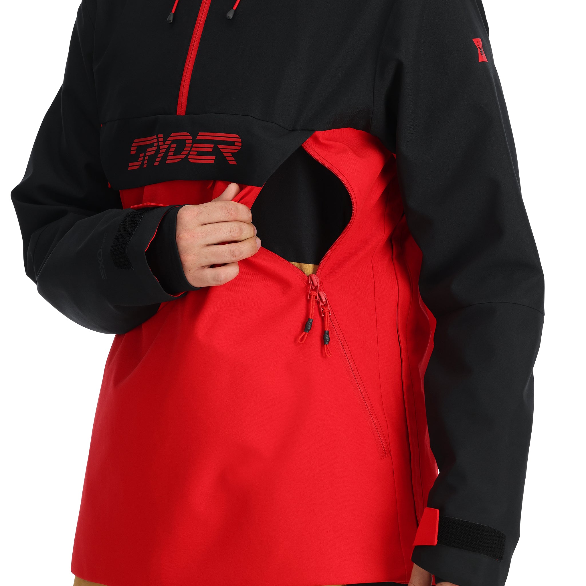 Mens All Out Anorak Insulated Jacket - Spyder Red – Spyder Australia