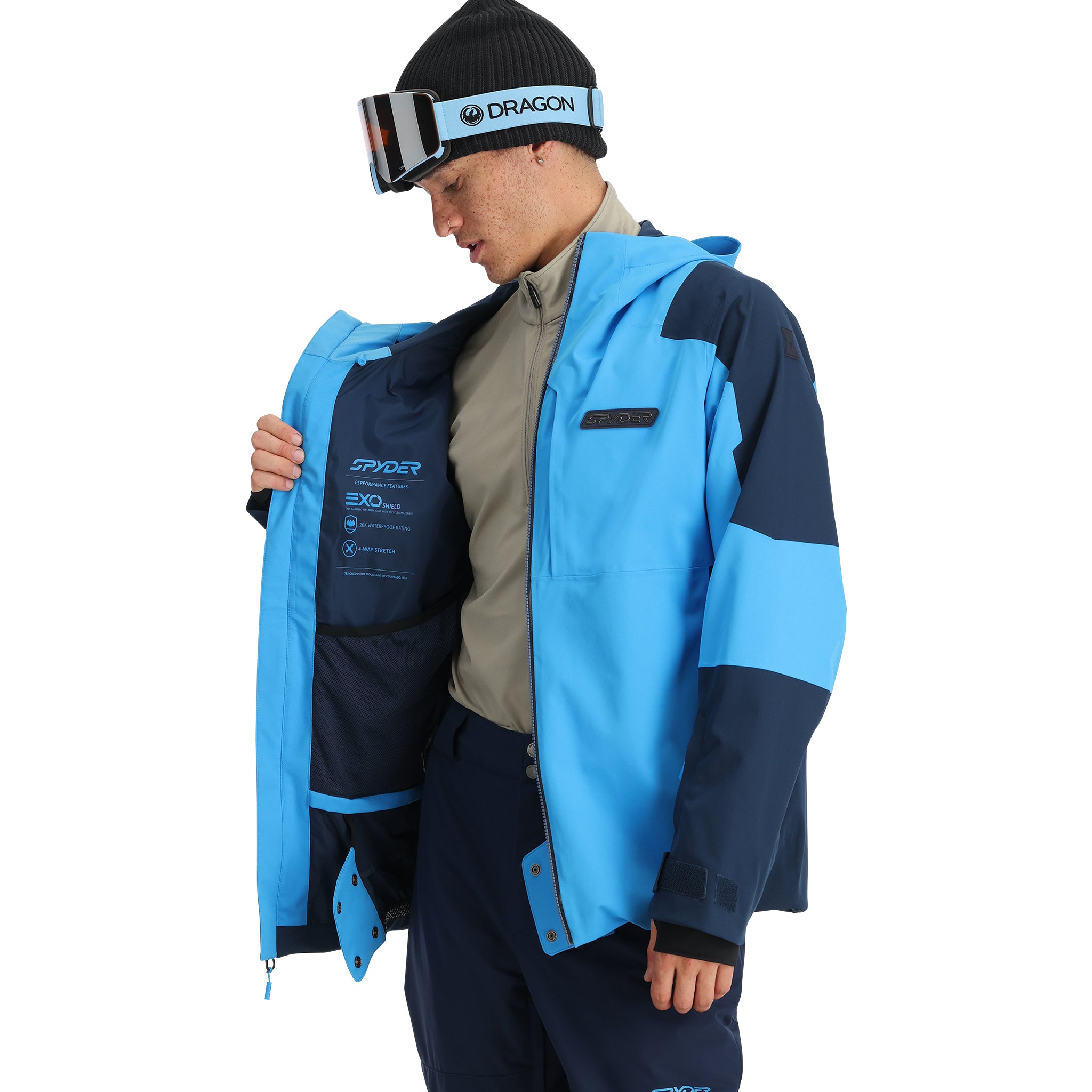 Mens Taos Shell Jacket - Aether Blue